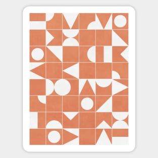 My Favorite Geometric Patterns No.14 - Coral Sticker